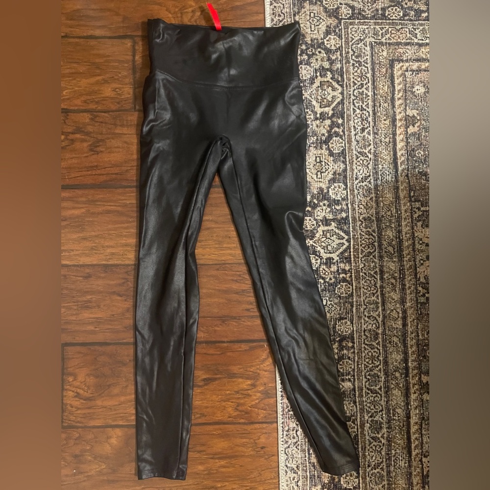 Spanx Leather Leggings